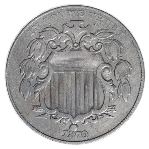 Nickel Five Cent Pieces-Shield 1866-1883 (2)