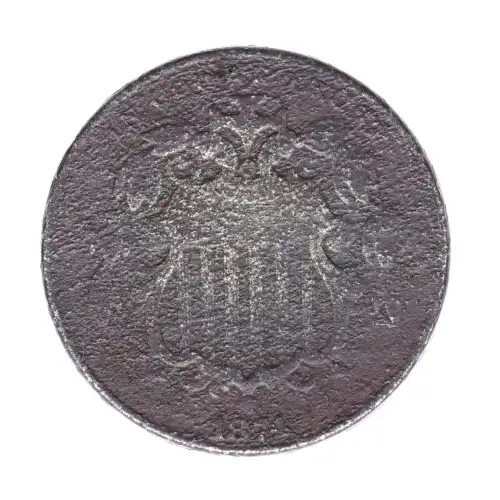 Nickel Five Cent Pieces-Shield 1866-1883 (2)
