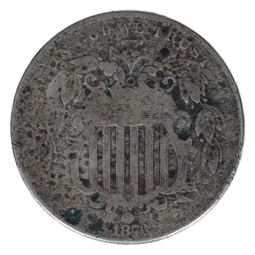 Nickel Five Cent Pieces-Shield 1866-1883 (2)