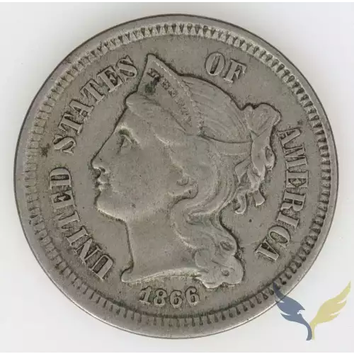 Nickel Three Cent Pieces 1865-1889 (3)