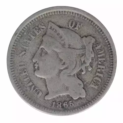 Nickel Three Cent Pieces 1865-1889