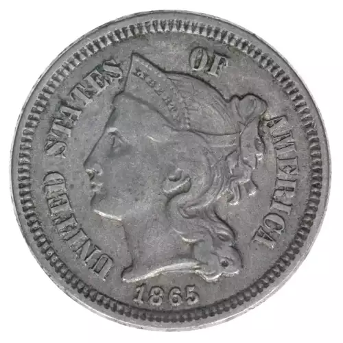 Nickel Three Cent Pieces 1865-1889