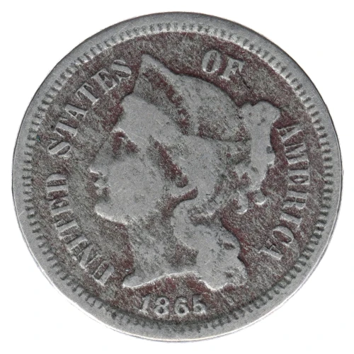 Nickel Three Cent Pieces 1865-1889 (2)