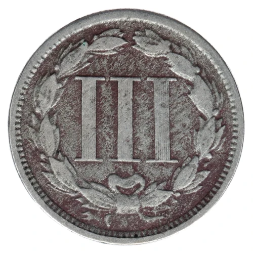 Nickel Three Cent Pieces 1865-1889
