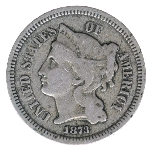 Nickel Three Cent Pieces 1865-1889