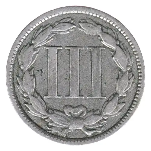 Nickel Three Cent Pieces 1865-1889