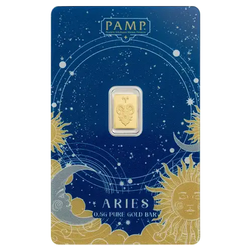 Pamp Suisse Zodiacs 0.5g Gold Bar - Aires  (2)