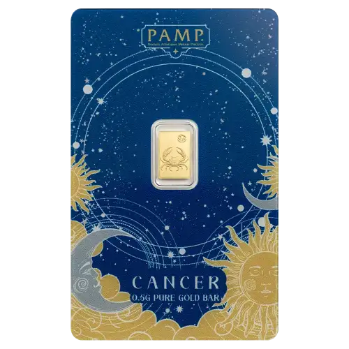 Pamp Suisse Zodiacs 0.5g Gold Bar - Cancer  (2)