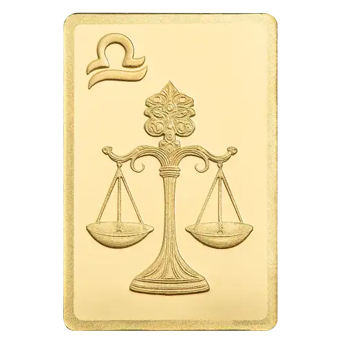 Pamp Suisse Zodiacs 0.5g Gold Bar - Libra