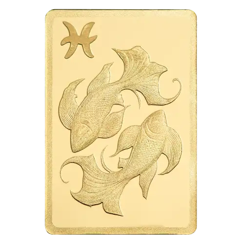 Pamp Suisse Zodiacs 0.5g Gold Bar - Pisces