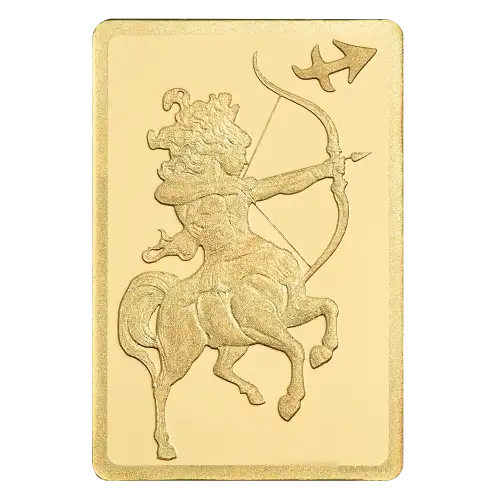 Pamp Suisse Zodiacs 0.5g Gold Bar - Sagittarius