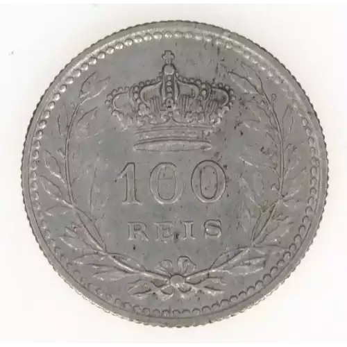PORTUGAL Silver 100 REIS (2)