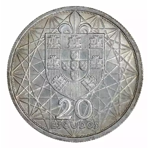 PORTUGAL Silver 20 ESCUDOS (2)