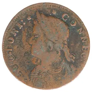 Post Colonial Issues -Coinage of the States-Connecticut -copper