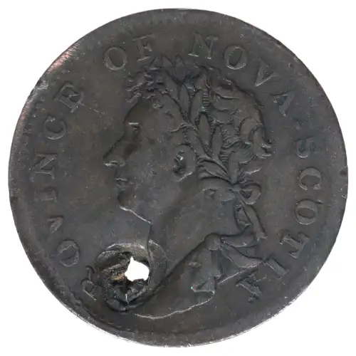 Post Colonial Issues -Private Tokens after Confederation--Copper Company of Upper Canada -copper- 1 Halfpenny (2)