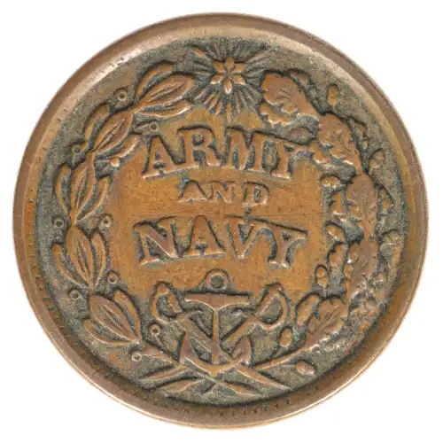 Private Tokens -Civil War Tokens (1860s)-By Composition-Copper-Nickel-- 1 Token (2)