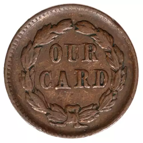 Private Tokens -Civil War Tokens (1860s)-By Composition-Copper or Brass -- 1 Token