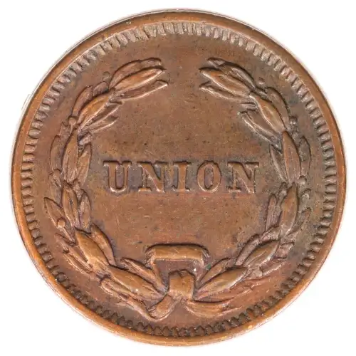 Private Tokens -Civil War Tokens (1860s)-By Composition-Copper or Brass -- 1 Token