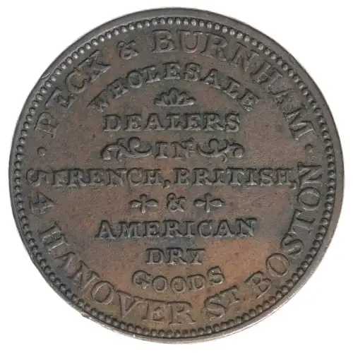 Private Tokens -Hard Times Tokens (1832-1844)--Agriculture Copper -Copper- 1 Copper
