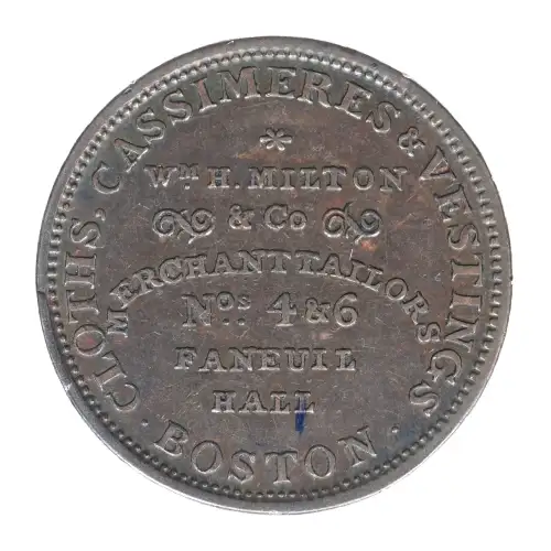 Private Tokens -Hard Times Tokens (1832-1844)- Loco Foco 1838 Copper (2)