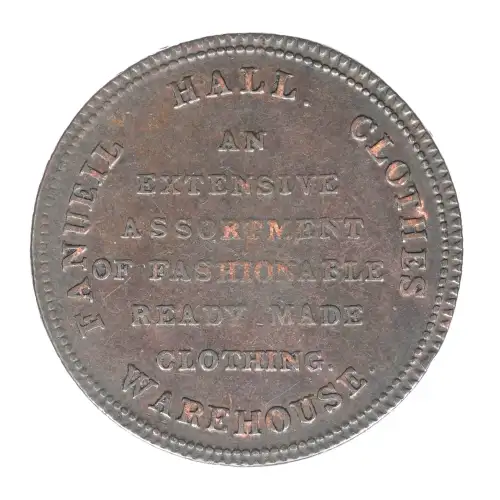 Private Tokens -Hard Times Tokens (1832-1844)- Loco Foco 1838 Copper