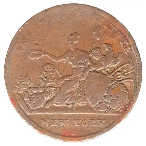 Private Tokens -Hard Times Tokens (1832-1844)- Loco Foco 1838 Copper