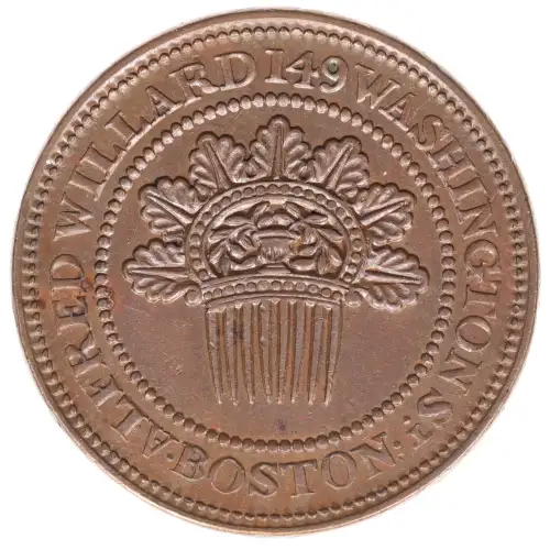 Private Tokens -Hard Times Tokens (1832-1844)- Loco Foco 1838 Copper