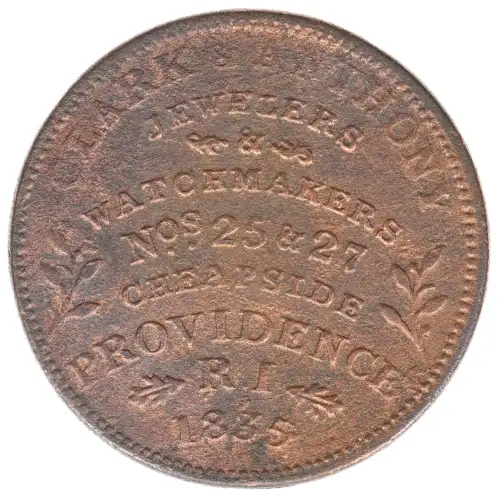 Private Tokens -Hard Times Tokens (1832-1844)- Loco Foco 1838 Copper (2)