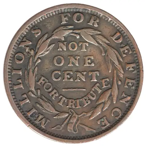 Private Tokens -Hard Times Tokens (1832-1844)-Not One Cent Copper