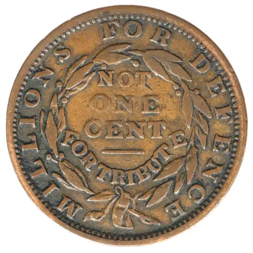 Private Tokens -Hard Times Tokens (1832-1844)-Not One Cent Copper (2)