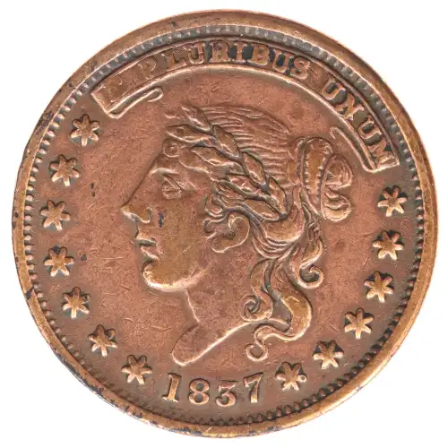 Private Tokens -Hard Times Tokens (1832-1844)-Not One Cent Copper
