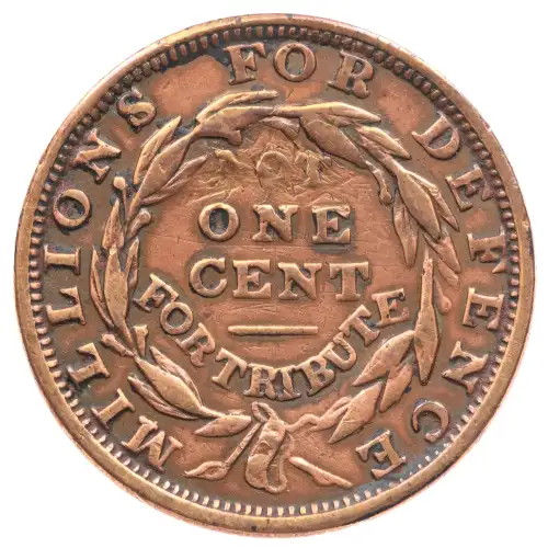 Private Tokens -Hard Times Tokens (1832-1844)-Not One Cent Copper (2)
