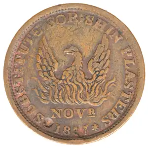 Private Tokens -Hard Times Tokens (1832-1844)-Phoenix May Tenth Copper
