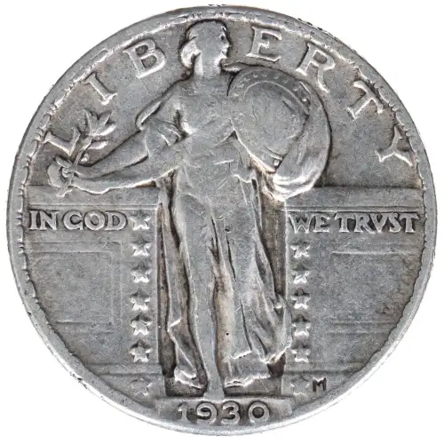 Quarter Dollars---Standing Liberty