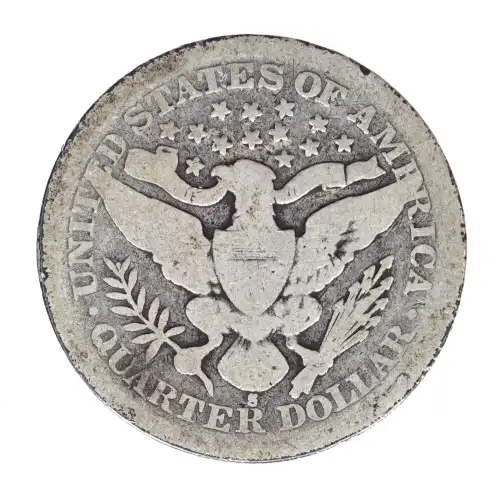 Quarter Dollars---Barber or Liberty Head (2)