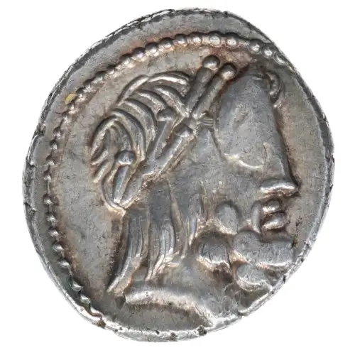 Roman Republic 78/75 BC AR Denarius M.Volteius M.f. (2)