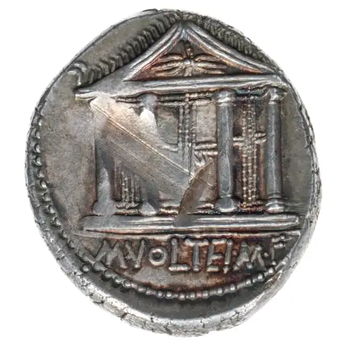 Roman Republic 78/75 BC AR Denarius M.Volteius M.f.