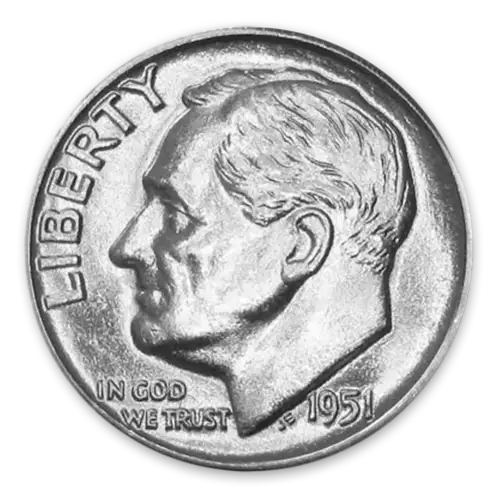 Roosevelt Dime (1946 to 1964) - Circ