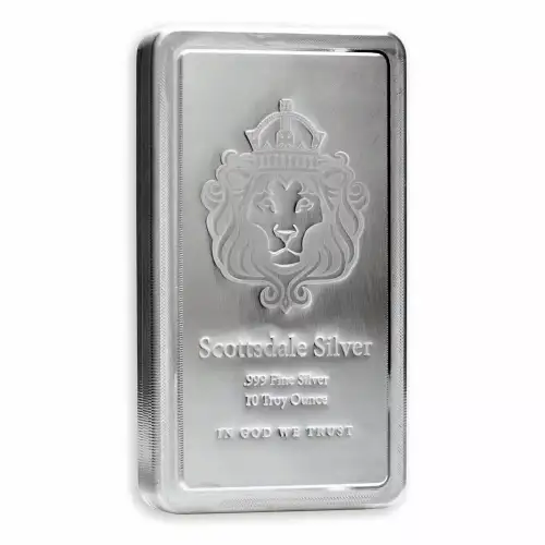 Scottsdale Mint 10oz Silver Stacker Bar