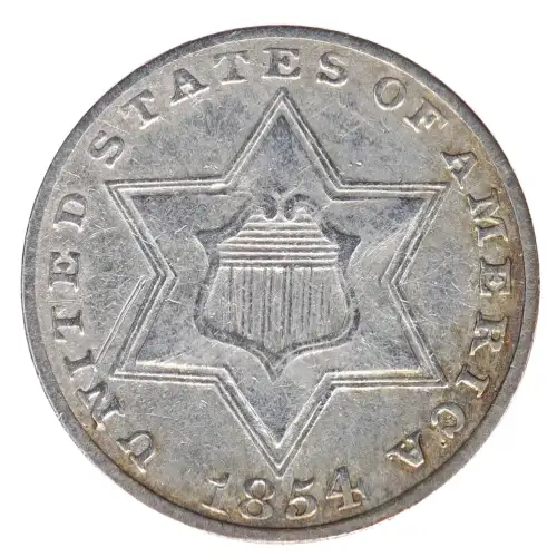 Silver Three Cent Pieces Trimes-1851-1873