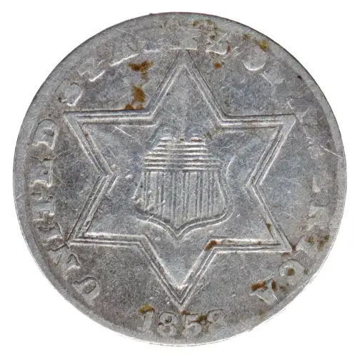 Silver Three Cent Pieces Trimes-1851-1873