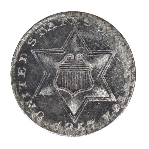 Silver Three Cent Pieces Trimes-1851-1873 (2)