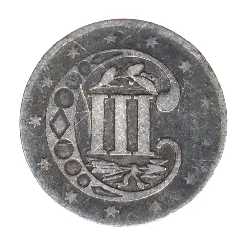 Silver Three Cent Pieces Trimes-1851-1873