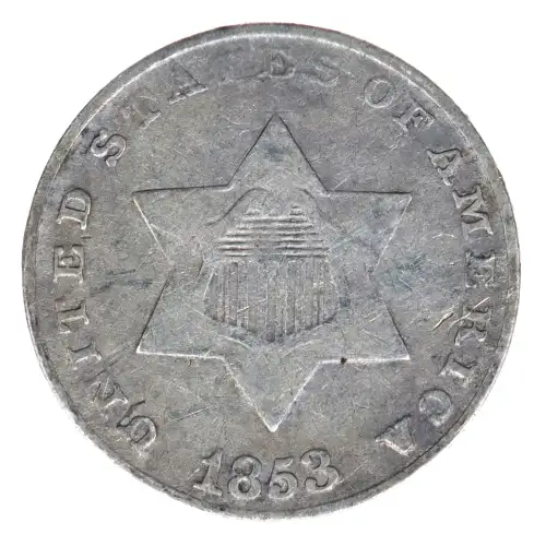 Silver Three Cent Pieces Trimes-1851-1873 (2)