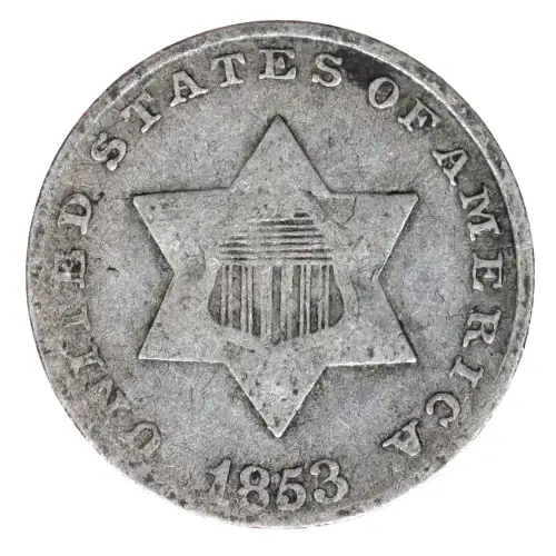 Silver Three Cent Pieces Trimes-1851-1873 (2)