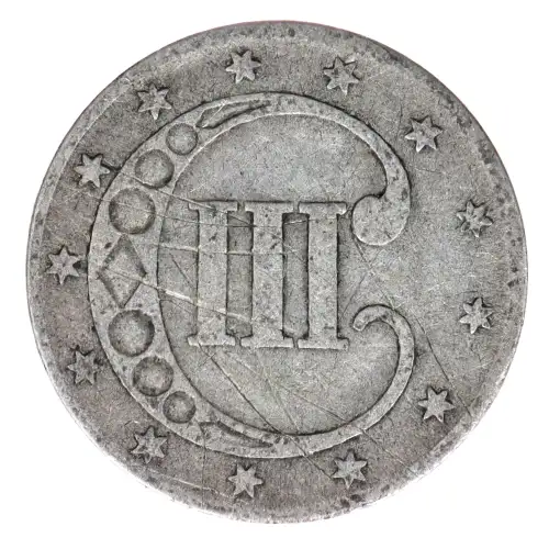 Silver Three Cent Pieces Trimes-1851-1873