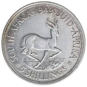 SOUTH AFRICA Silver 5 SHILLINGS (2)