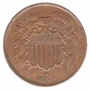 Two cent pieces-Two cent pieces 1864-73 -Copper