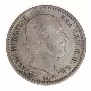 NETHERLANDS Silver 10 CENTS