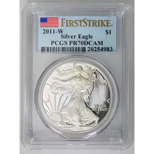 2011-W $1 Silver Eagle First Strike, DCAM